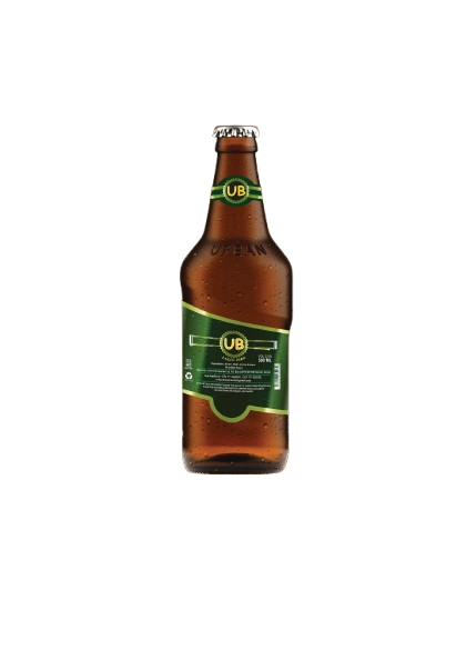 UB LAGER BEER - Back