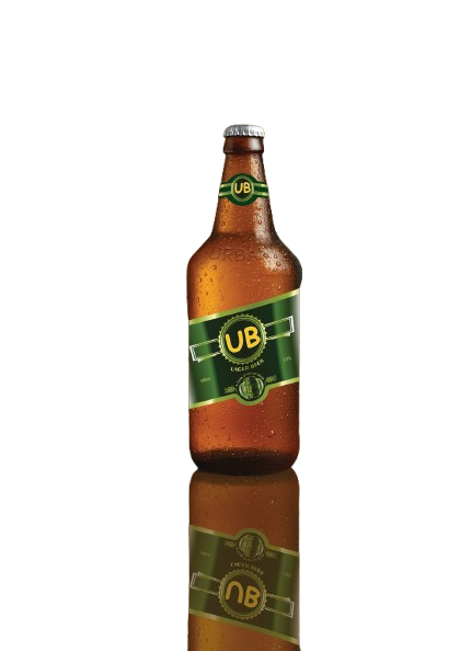 UB LAGER BEER - Front